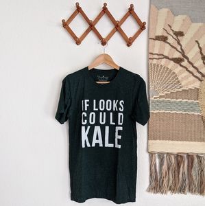 Vegetaryn "If looks could kale" short sleeve tee